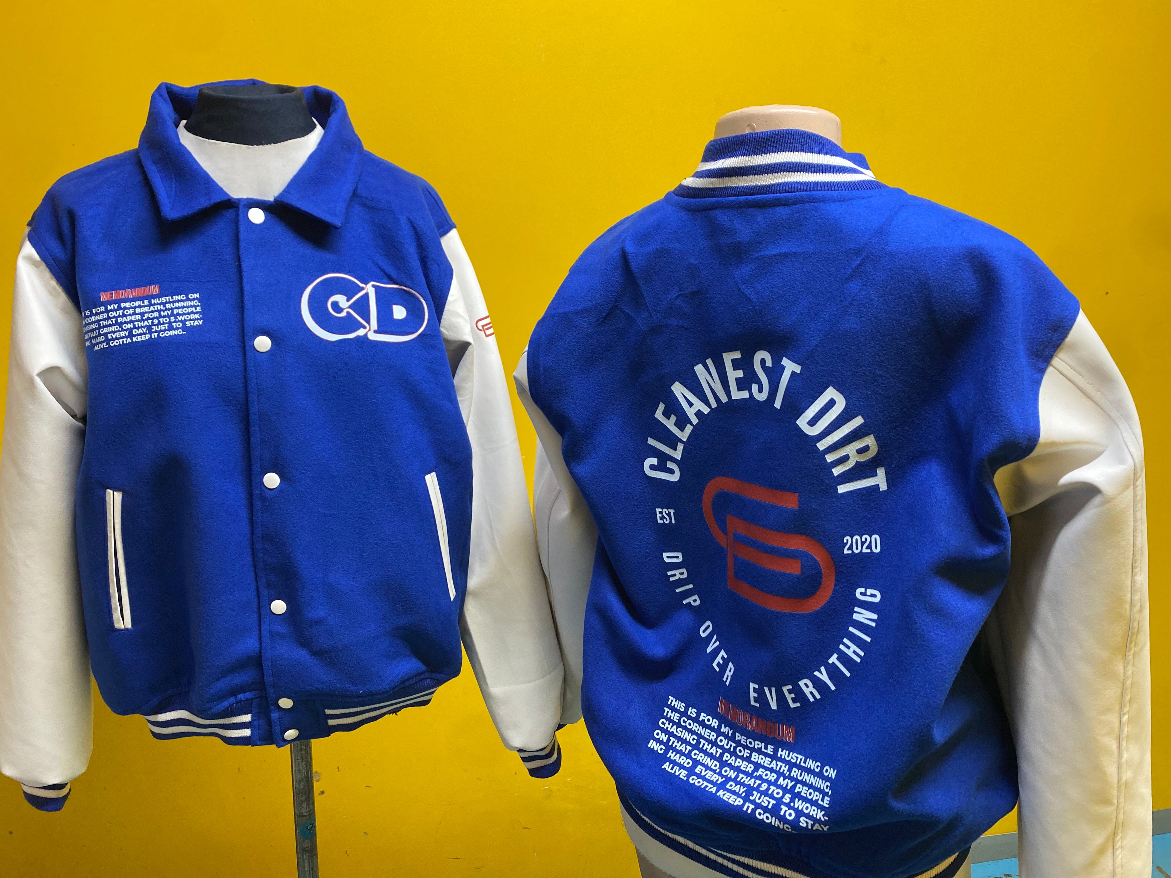 Cleanestdirt Baseball jacket
